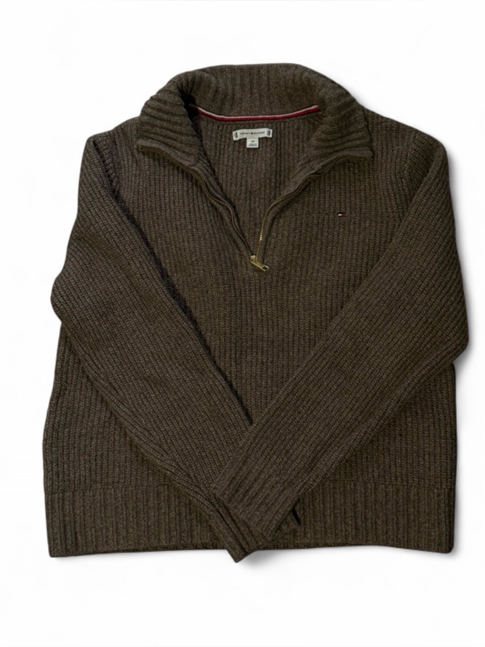 Chunky quarter zip sweater